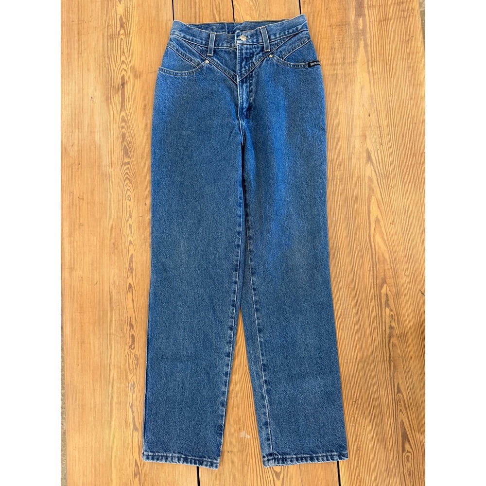 Vintage Rocky Mountain Western Jeans High Waisted Blue RB78561001 Womens 7 Short